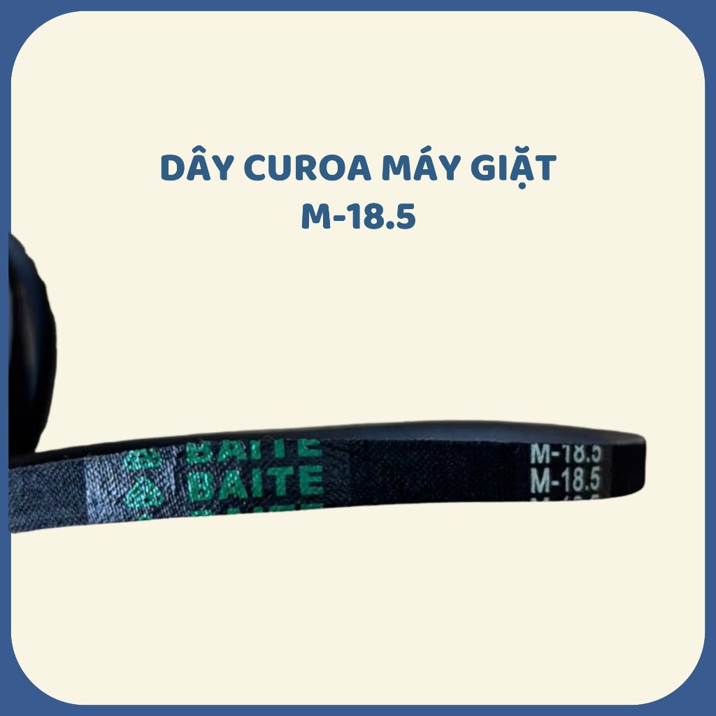[ĐỦ LOẠI] Dây curoa máy giặt - chất liệu cao su tổng hợp, chịu lực tốt, chống mài mòn