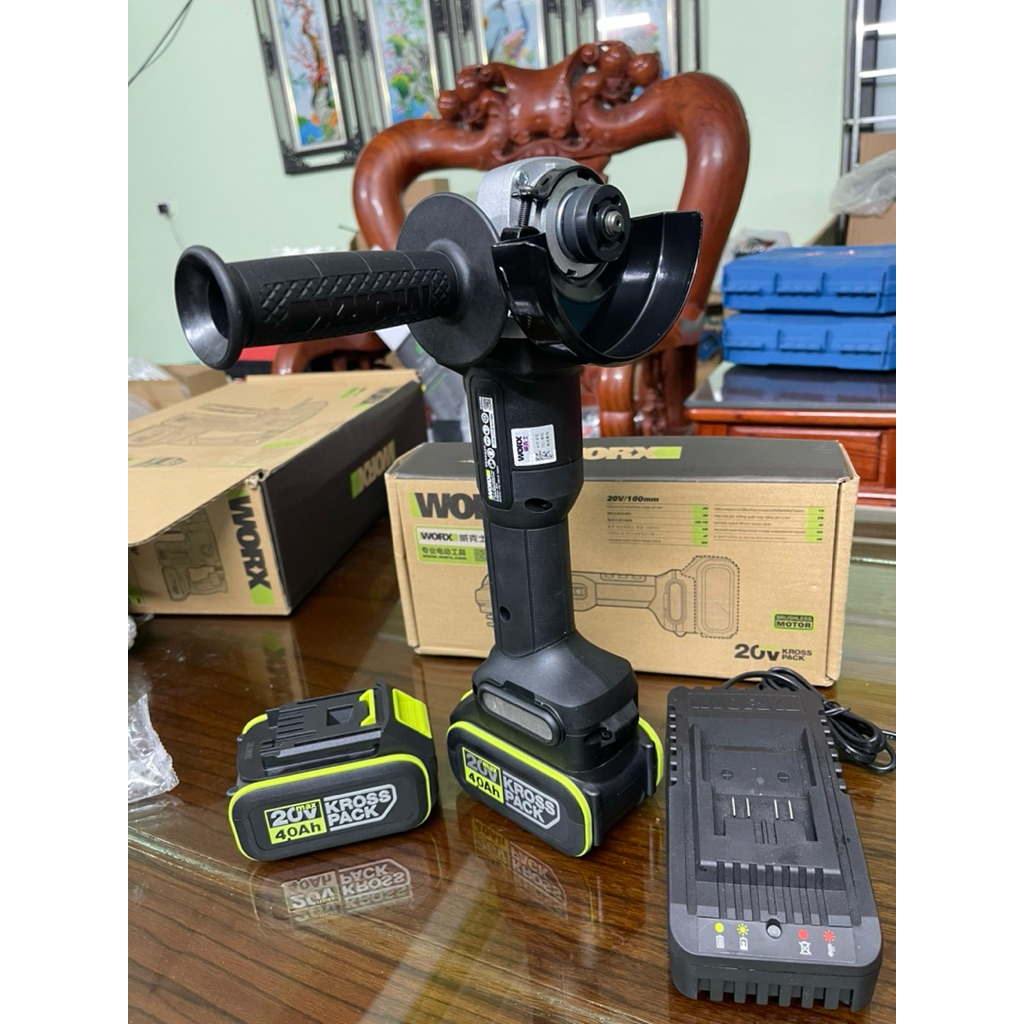 Máy mài góc cầm tay dùng pin 20V WORX WU806 chính hãng