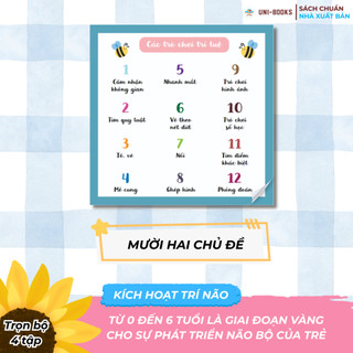 Sách vẽ 100 Trò Chơi Kích Hoạt Trí Não - Tập 1 cho bé 2-3 tuổi