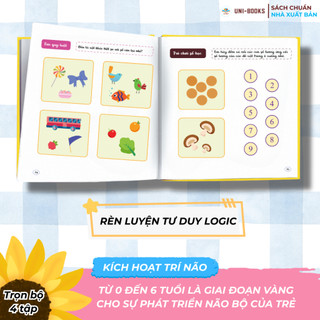 Sách vẽ 100 Trò Chơi Kích Hoạt Trí Não - Tập 1 cho bé 2-3 tuổi