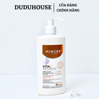 (Hàng Công Ty) Kem dưỡng thể Mincer Vita C Infusion Body Lotion Dưỡng Trắng & Chống Lão Hóa 250ml
