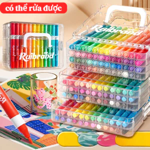Bút Marker Acrylic Đầu Mềm Dạng Mực Lỏng ZhenCai – Không Thấm Giấy, Chống Nước, Có Thể Chồng Màu Vẽ DIY