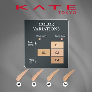 Kem Nền Dạng Lỏng Che Phủ & Mịn Lì KATE Cover Liquid Foundation (Semi - Matte) 30ml