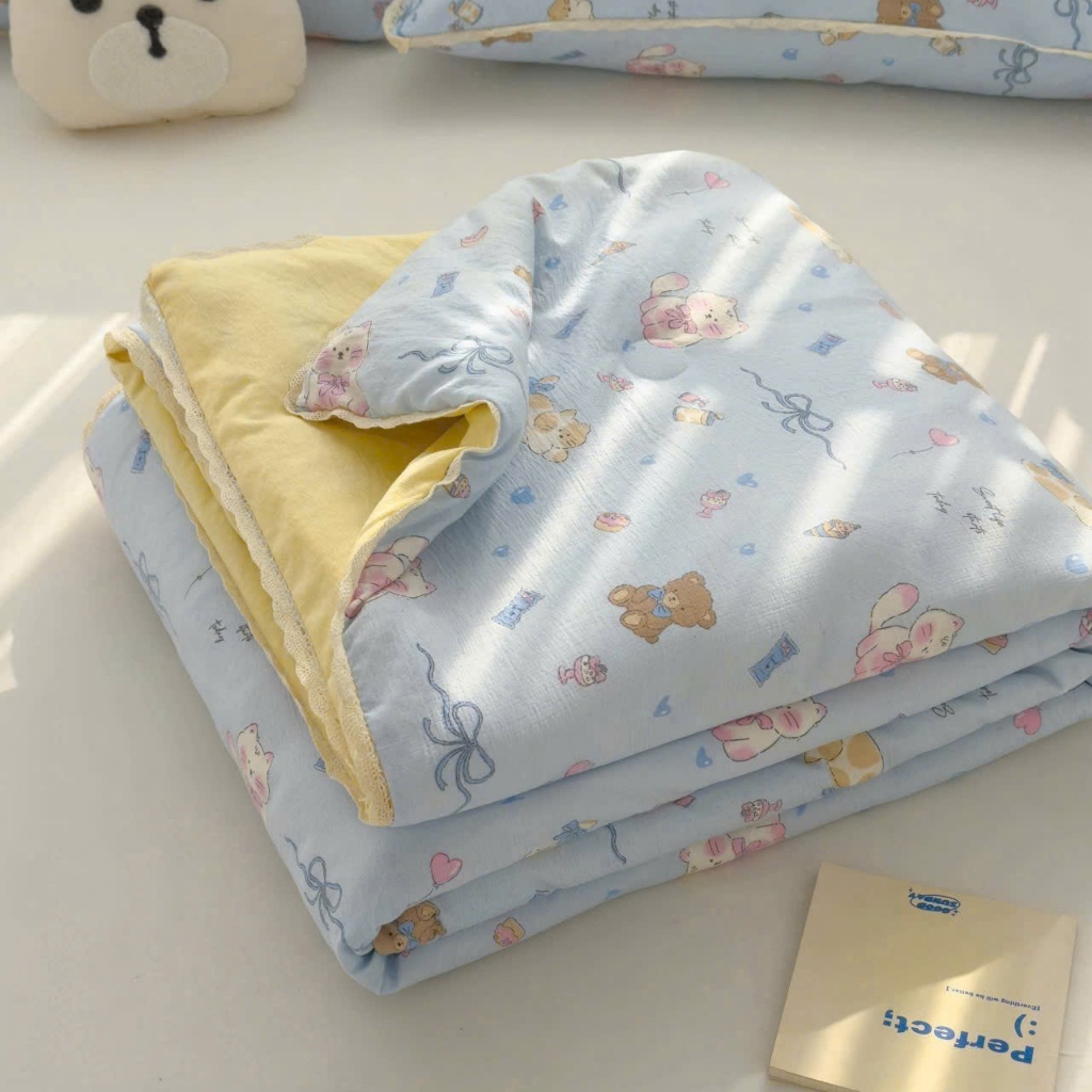 [NEW] Chăn Đũi Ice Cool Sợi Tre Mát Mịn Thoáng Khí, Chăn Hè Cao Cấp Nhẹ Êm