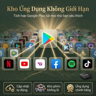 TV Box Android 13 - TX98 Pro - 4K UHD - 16G+256G - Điều Khiển Giọng Nói - Bluetooth