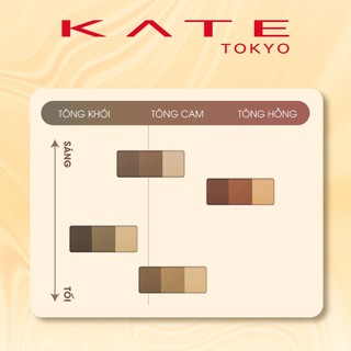 Bột Tán Chân Mày KATE Designing Eyebrow 3D