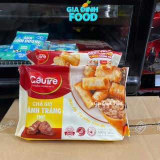 Chả giò Cầu tre bánh rế - bánh tráng - da xốp - cá viên