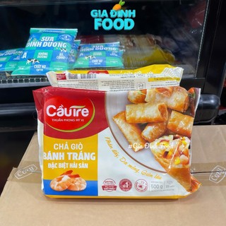 Chả giò Cầu tre bánh rế - bánh tráng - da xốp - cá viên