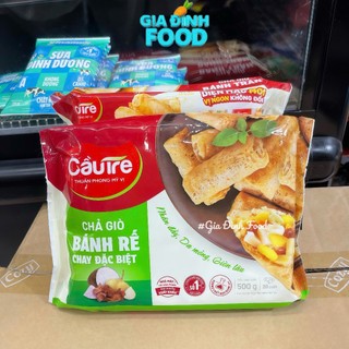 Chả giò Cầu tre bánh rế - bánh tráng - da xốp - cá viên