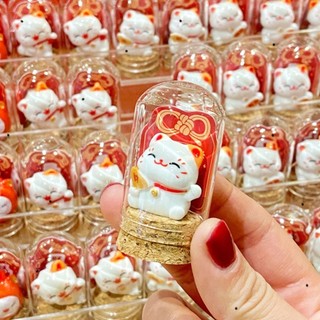 🐱 [MÈO THẦN TÀI MINI TRẤN TRẠCH ]– CHIÊU TÀI TỤ LỘC (Maneki Neko để bàn)
