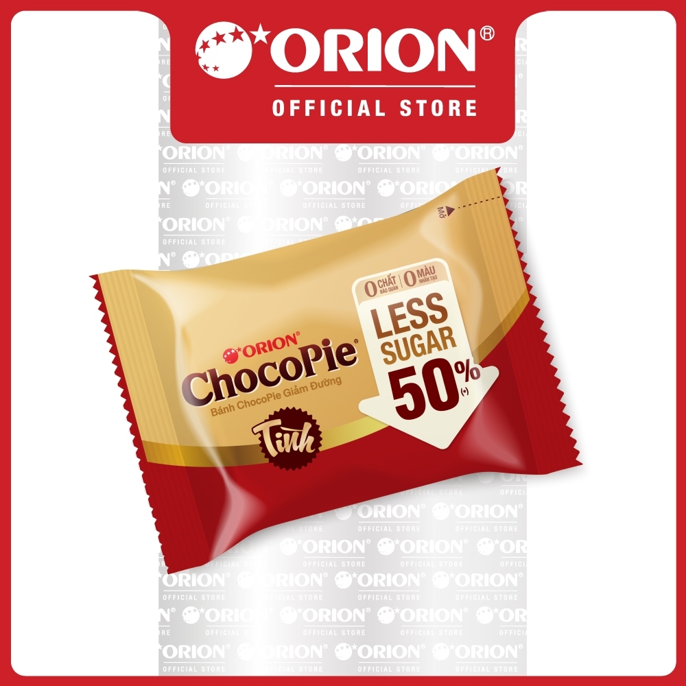 [Orion x Hannah Olala] Combo 2 Hộp 12 Gói Bánh ChocoPie Giảm Đường (360g)
