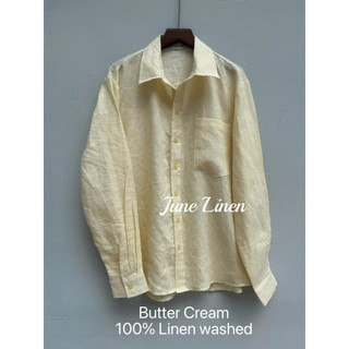 (Sẵn HCM) Áo sơ mi nam LINEN 100% tay dài, nhiều màu-JUNE LINEN #AN26-02