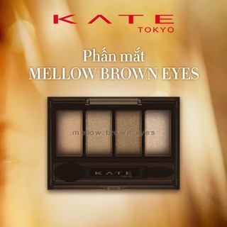 Bảng Phấn Mắt 4 Màu Tông Nâu Tự Nhiên KATE Mellow Brown Eyes
