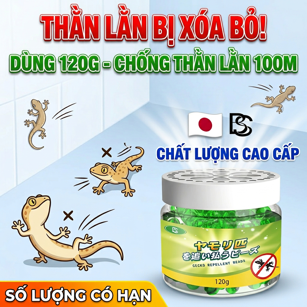 M1T1 Hàng Nhật - đuổi thằn lằn - thuốc diệt thằn lằn trong nhà, thằn lằn biến mất ngay lập tức 120g