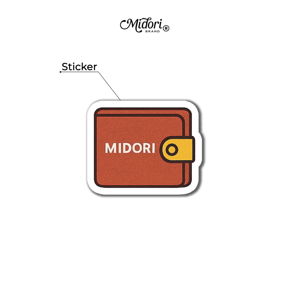 STICKER HÌNH DÁN VÍ DỄ THƯƠNG MIDORI BAG COLLECTION