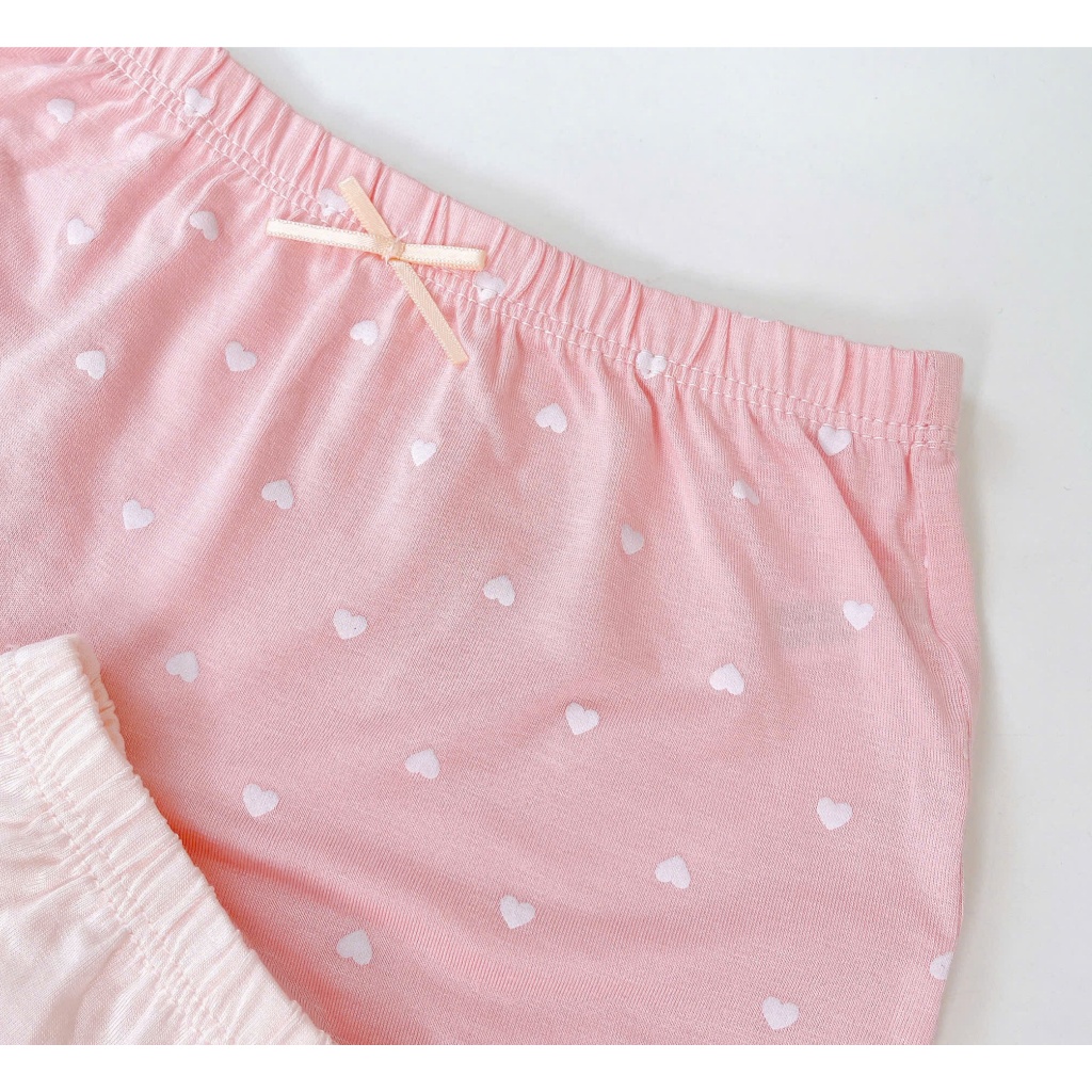 Quần chip đùi bé gái 95% Modal sợi Sồi Lá Homewear A392, combo 3 quần mặc váy trẻ em gái melody