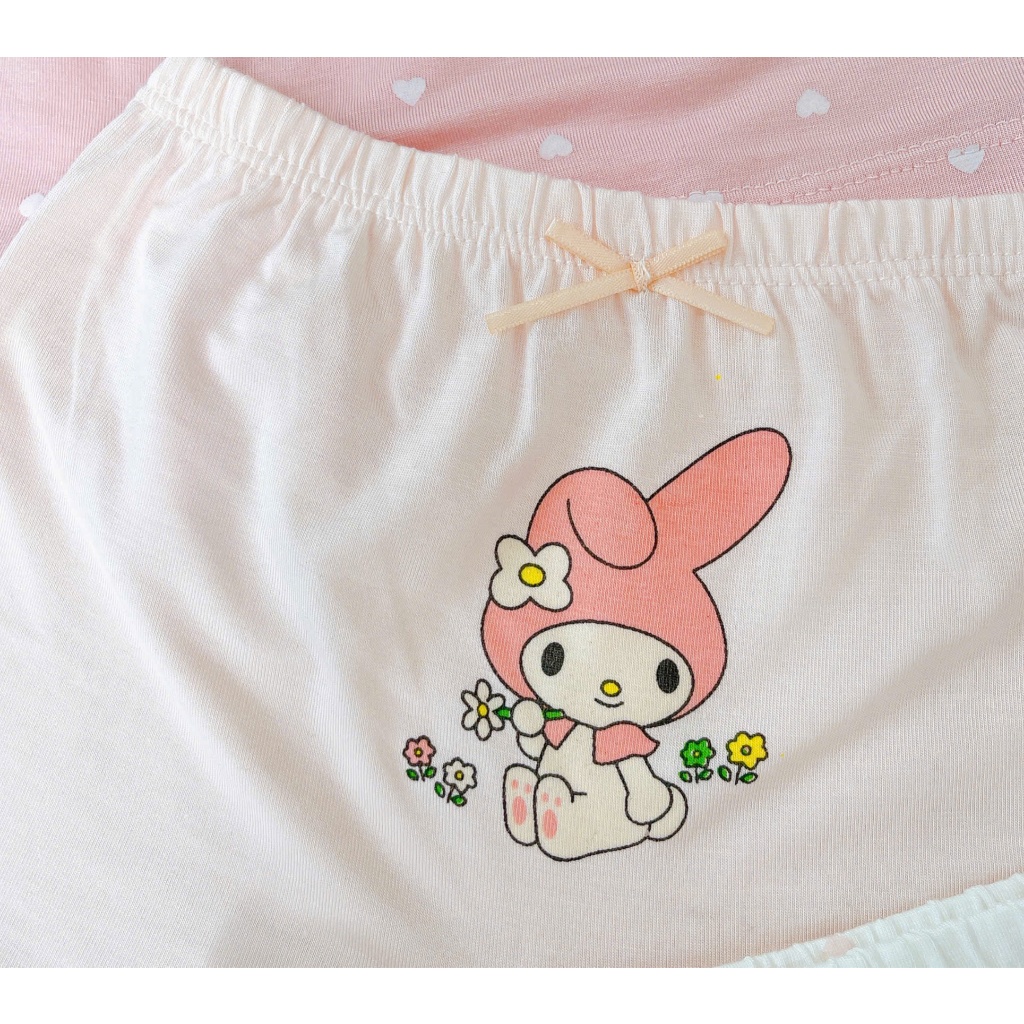 Quần chip đùi bé gái 95% Modal sợi Sồi Lá Homewear A392, combo 3 quần mặc váy trẻ em gái melody