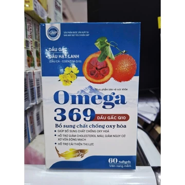 Bổ mắt Omega 3,6,9 Dầu Gấc Q10 - cải thiện thị lực , giảm cholesterol, giảm nguy cơ xơ vữa động mạch