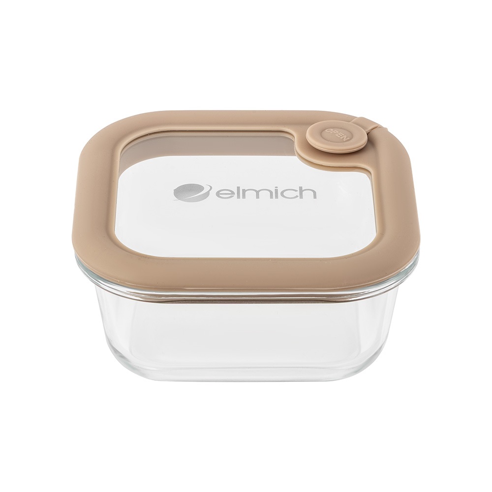 Hộp thủy tinh bảo quản thực phẩm Elmich EL4014 dung tích 310/ 530/ 800/ 1100ml