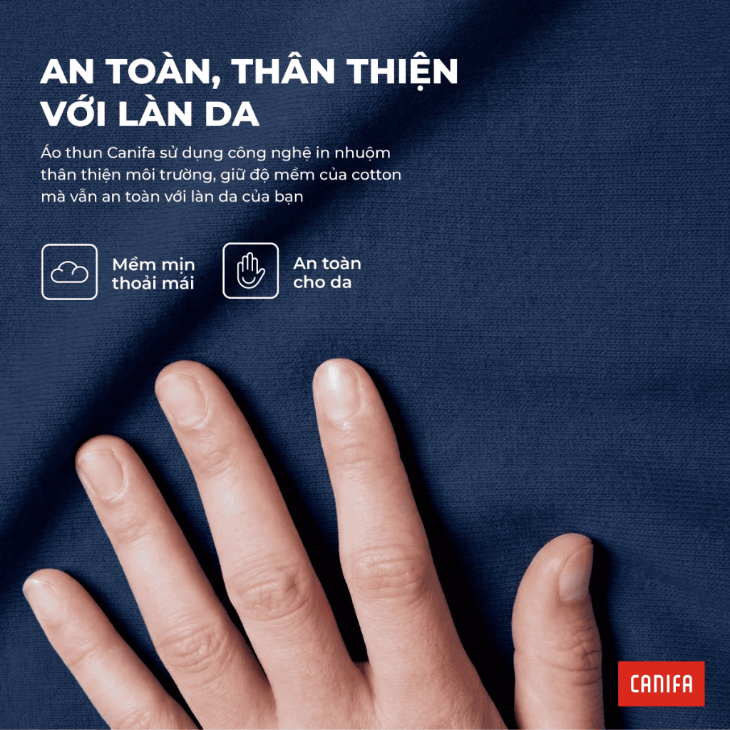 Áo phông nam CANIFA chất liệu cotton co giãn form regular cổ tròn PS26 8TS26A001