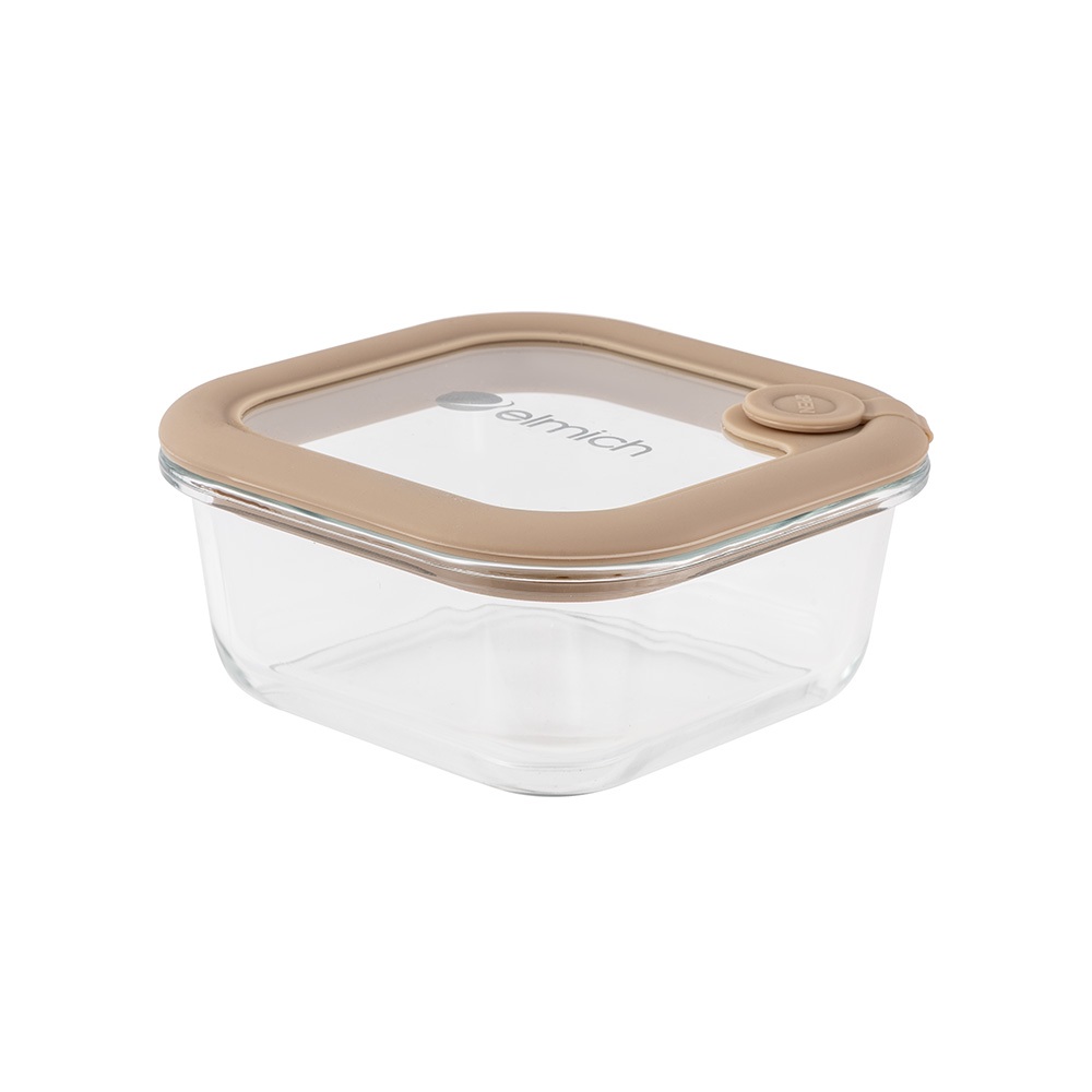 Hộp thủy tinh bảo quản thực phẩm Elmich EL4014 dung tích 310/ 530/ 800/ 1100ml