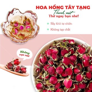 Nụ hoa hồng Tây Tạng 500g, hoa hồng sấy khô nguyên nụ, dùng pha trà, decor, trang trí