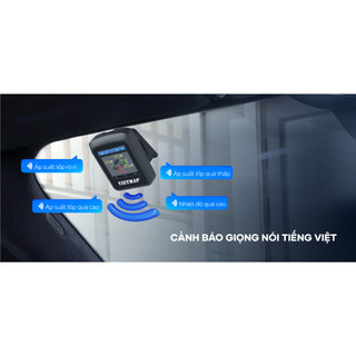 Bộ cảm biến áp suất lốp Vietmap TW50 Hiển thị áp suất lốp, tốc độ giới hạn, cảnh báo giọng nói