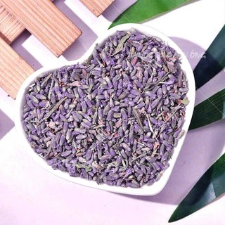 Trà hoa oải hương sấy 100g ( Nụ hoa oải hương, hoa lavender khô trang trí decor , túi thơm phòng)