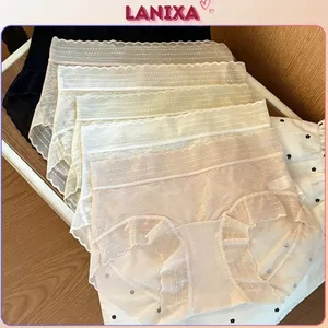 Quần lót nữ su lụa mỏng nhẹ mềm mại thoáng mát vân hoa xinh xắn cạp vừa tôn dáng sexy LANIXA L5620
