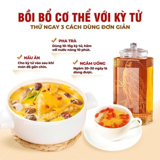 Kỳ tử Ninh Hạ 1kg, hạt kỷ tử hữu cơ, hạt to, ngọt, pha trà, hầm canh, nấu chè dưỡng nhan