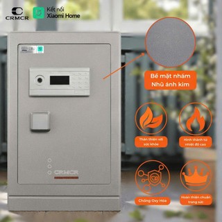 Két Sắt Xiaomi CRMCR 71LB – Két Sắt Thông Minh Hiếm Có Trên Thị Trường: Mở Từ Xa Bằng Mã OTP,Thép Đúc Đặc Nguyên Khối