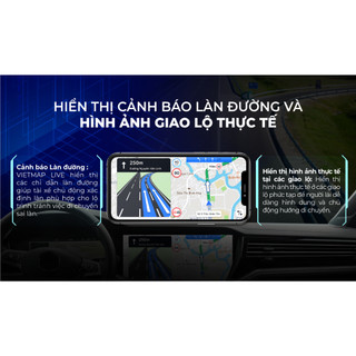 Thẻ VIETMAP LIVE PRO 1 năm, 2 năm - Chỉ dẫn giao thông,Kết nối Apple CarPlay  và Android Auto