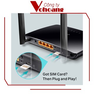 Router 4G LTE TP-Link Archer MR202 AC750 Băng Tần Kép, Ăng-ten tích hợp mạnh mẽ, Tải xuống lên đến 150 Mbps