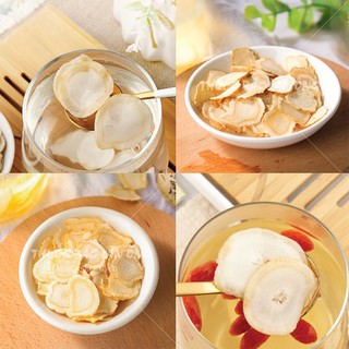 Sâm tây dương lát mỏng 100g (Sâm hoàng kỳ khô, bạch sâm) - Thuốc Bắc Lãn Ông