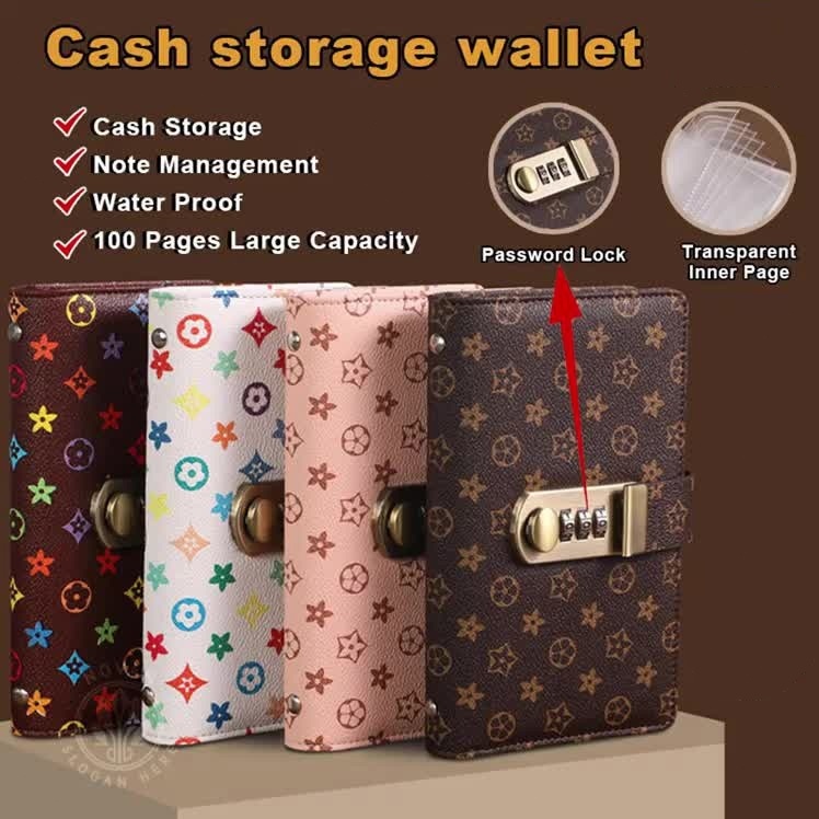 Sổ Tiết Kiệm Cặp Đôi 100 Ngày | Màu Rực Rỡ | Khóa Mật Khẩu Bao Tiền | Tiết Kiệm Phù Hợp | Quà Tặng Người Yêu