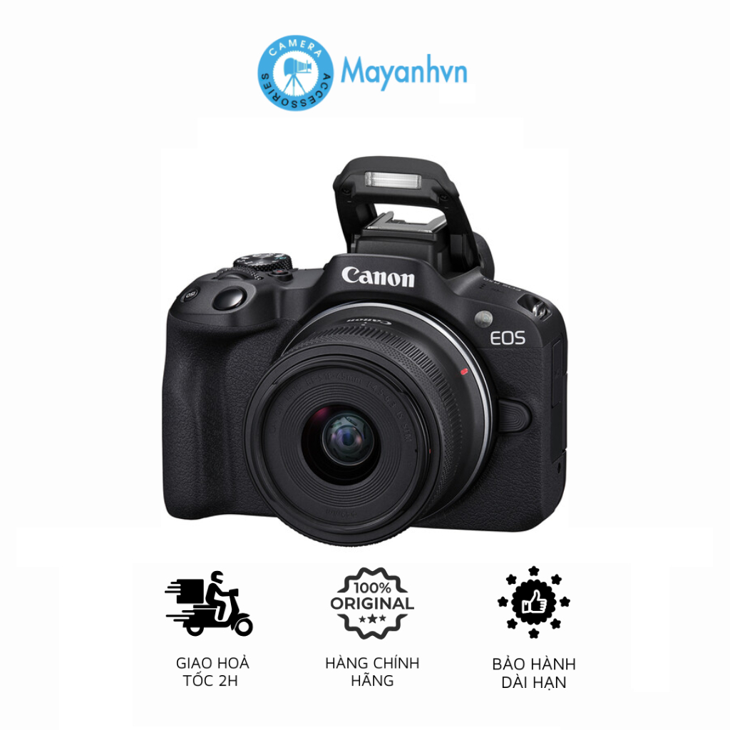 Máy Ảnh Canon EOS R50 Kit 18-45mm | Máy Ảnh Canon EOS R50 Body Chính Hãng | Bảo Hành 24 Tháng