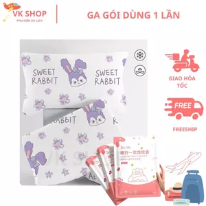 Vỏ Gối Dùng 1 Lần Tiện Lợi – Bộ Ga Gói Du Lịch, Khách Sạn, Spa, Sạch Sẽ, Không Giặt, An Toàn