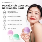 Máy Rửa Mặt Halio Sensitive Facial Cleansing Massaging Device - Dành Cho Da Nhạy Cảm — ảnh 2