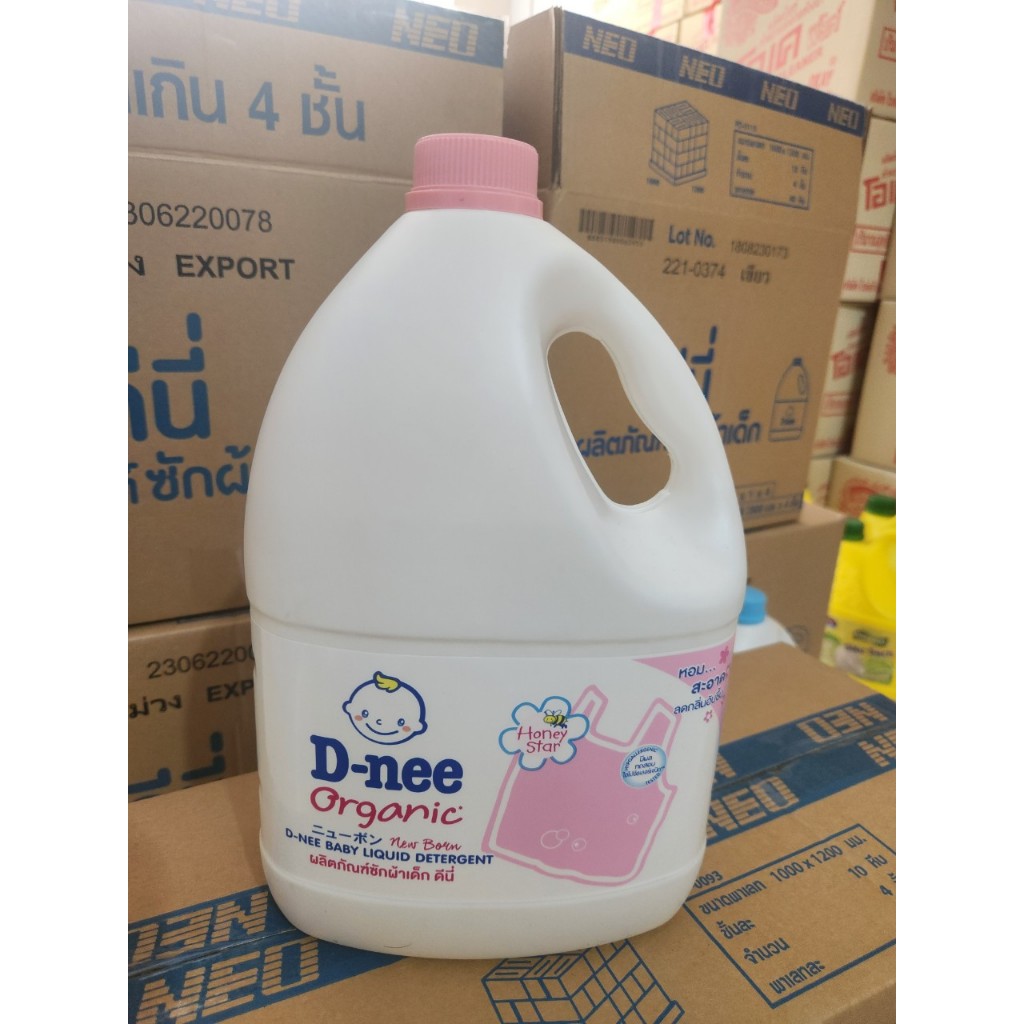 Nước Giặt Wesser/Dnee 2800ml Thơm Dịu An Toàn Cho Bé - Hàng Chính Hãng Có Tem