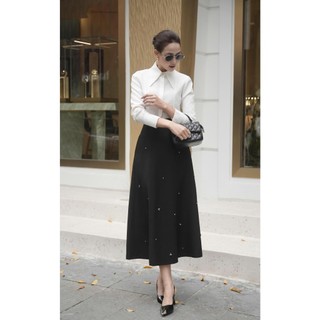 [VOUCHER 20%] Áo Sơ Mi Trắng Basic Thiết Kế Cổ Đức SOLIIN Chất Liệu Basic Form Tôn Dáng Thanh Lịch VELY SHIRT