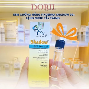 Kem chống nắng Fixderma Shadow SPF 30+ Gel 75g tặng tẩy trang