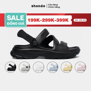 Giày Sandal Nam Nữ FX Chất Nhựa Đúc Cao Cấp Chống Trơn Trượt, Không Thấm Nước Shondo Nhiều Màu