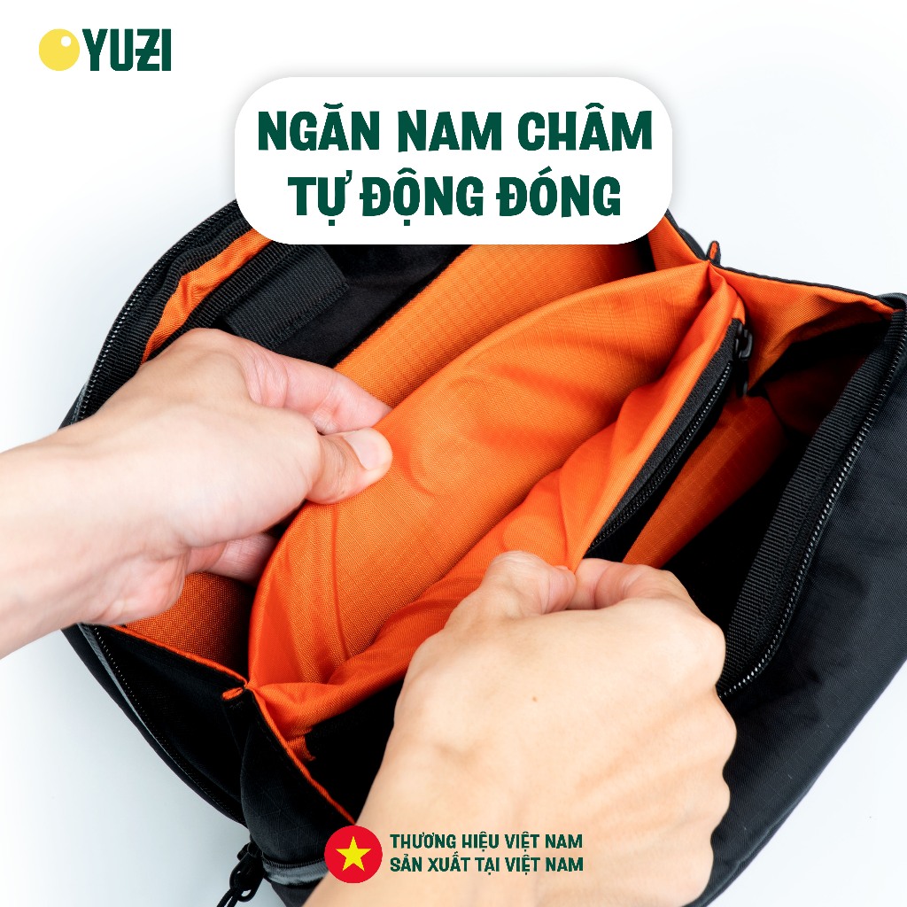 Túi đựng đồ Công Nghệ YUZI OMNITECH 3.5L - Vải YUGRID™ Ripstop Cao Cấp, Kháng nước, Nhiều ngăn | BigBuy360 - bigbuy360.vn