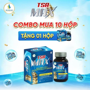 Combo 10 tặng 1 hộp Viên khớp TSA MAX 60 viên- TPBVSK Hỗ trợ giảm triệu chứng thoái hoá khớp, viêm khớp, đau khớp gối