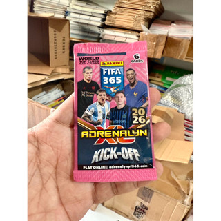 [ 1x Pack Lẻ PA KICK-OFF 365 2026 ] Pack Lẻ Thẻ Cầu Thủ Bóng Đá Panini Adrenalyn KICK-OFF 365 2026 25/26 ( 6 Thẻ )