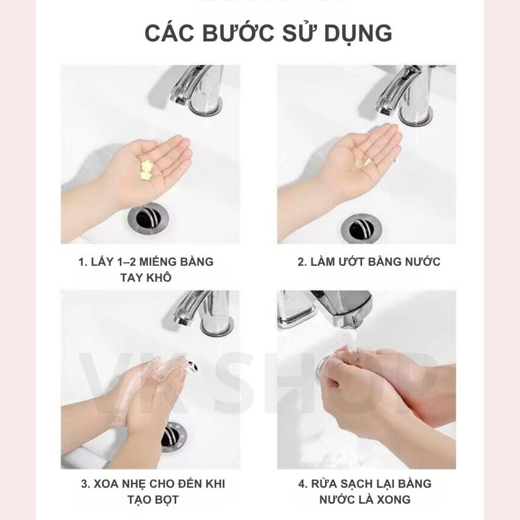 Xà Phòng Rửa Tay Giấy Capy Mang Đi – Giấy Xà Phòng Dùng 1 Lần, Sạch Khuẩn, Gọn Nhẹ, Du Lịch, Tiện Lợi
