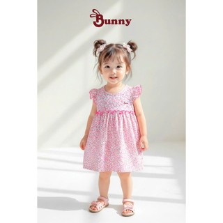 Váy cánh tiên chính hãng Bunny vải thun cotton mát cho bé từ 1-5 tuổi
