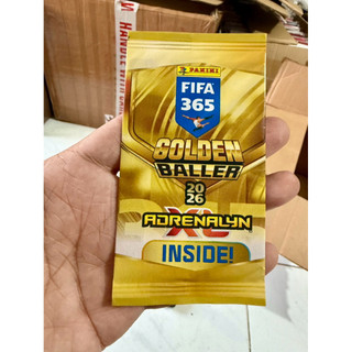 [ PA 365 2026 Limited Golden Baller Pack ] 1x Gói Thẻ Panini 365 2026 Golden Baller  Limited Cực Hiếm ( 1 Thẻ )