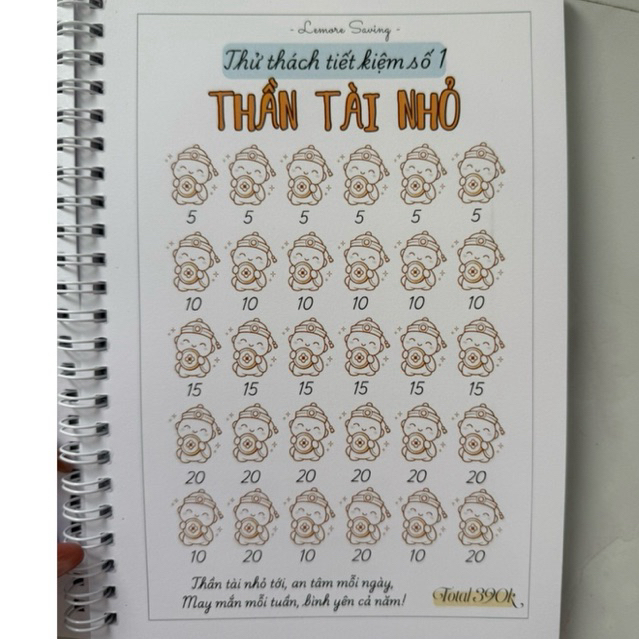 Sổ Thần Tài Nhỏ - Sổ Tiết Kiệm