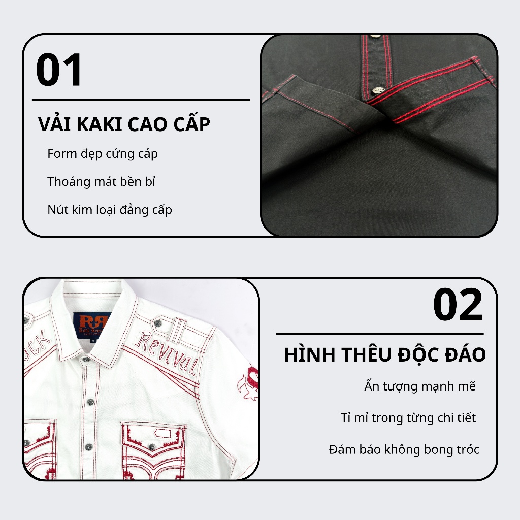 Sơ Mi Classic Nam Cao Cấp Thêu Họa Tiết Chỉ Ẩn Sang Trọng - Vải Kaki Tôn Dáng, Cúc Kim Loại Đẳng Cấp 026